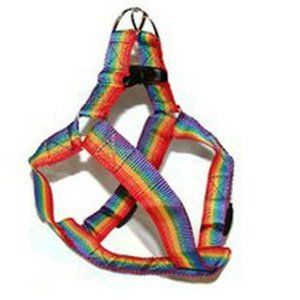 Pride Shack - Rainbow Small Pet - Cat, Dog Harness for Leash Gay & Lesbian Pride